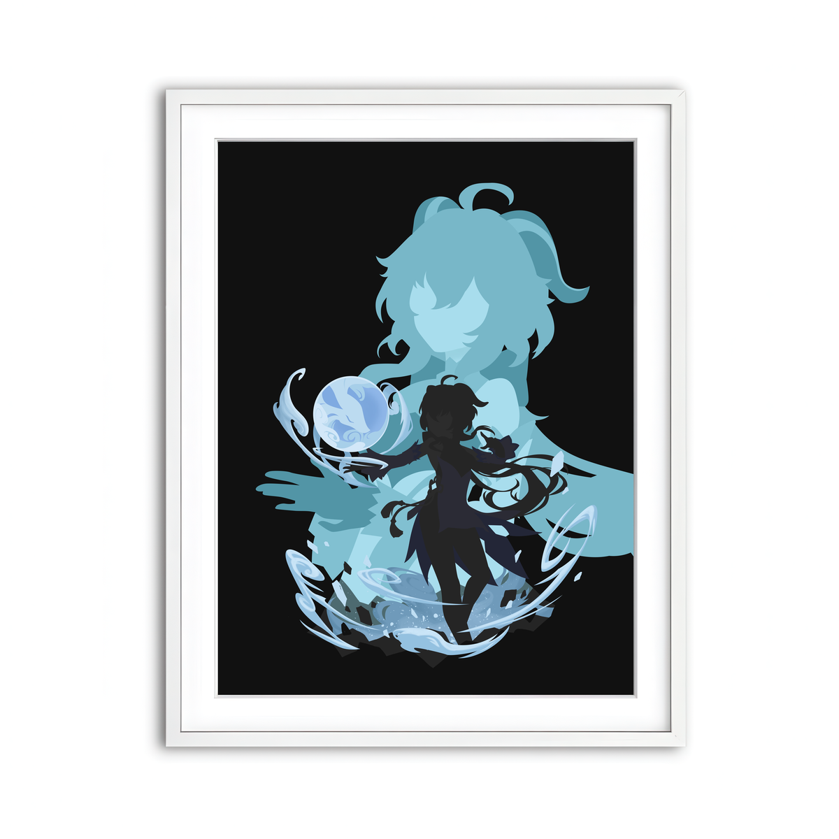 Framed Print 3x4 White