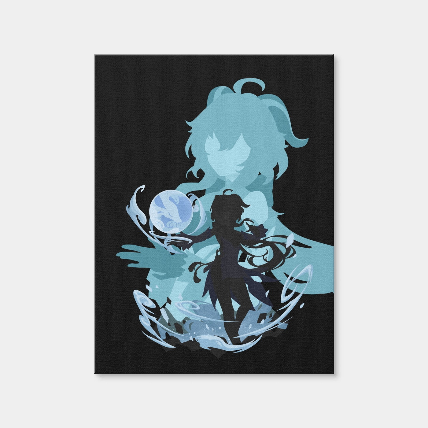 AUTO-MOCKUP WHITE | Ganyu | 1 Piece | Gallery Wrap Canvas | group=3x4
