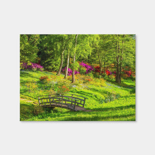 AUTO-MOCKUP WHITE | Garden Footpath Bridge | 1 Piece | Gallery Wrap Canvas | group=4x3