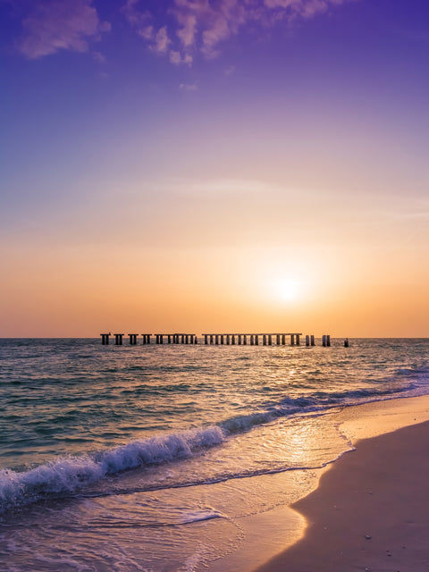 Gasparilla Island Sunset Wall Art