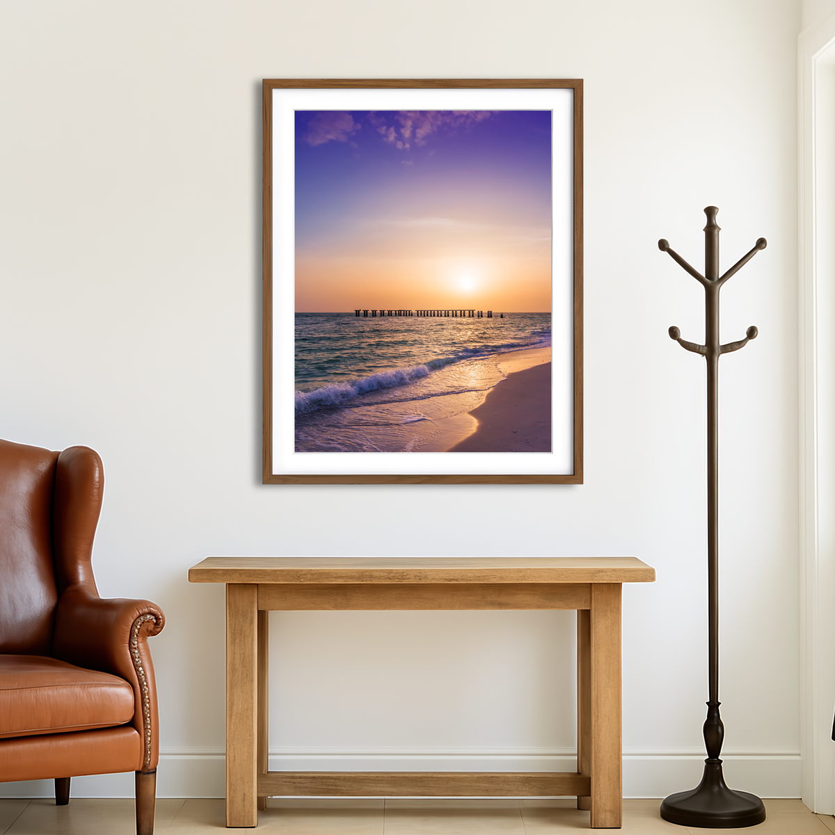 AUTO-MOCKUP ROOM | Gasparilla Island Sunset Wall Art