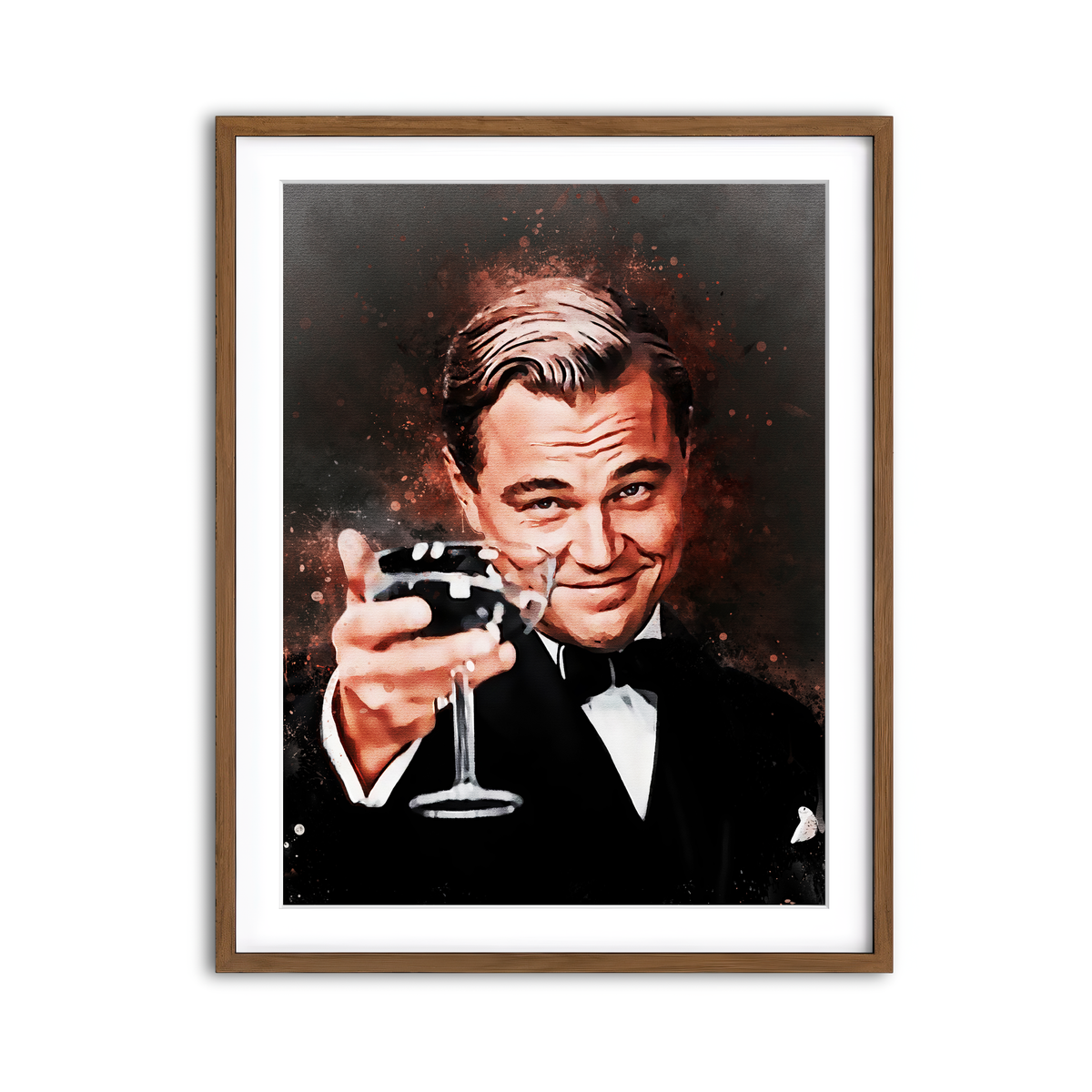 Framed Print 3x4 Walnut