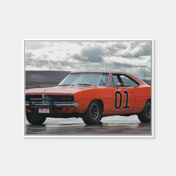 General Lee Wall Art — Framed Canvas Format preview