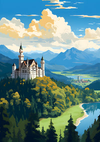 Germany - Neuschwanstein Castle Wall Art