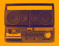 Ghettoblaster Wall Art