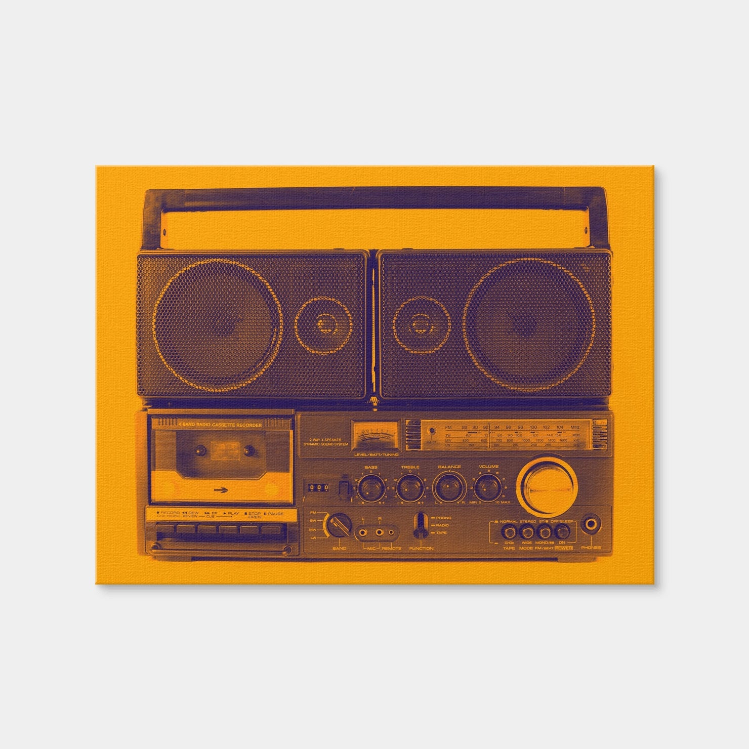 AUTO-MOCKUP WHITE | Ghettoblaster | 1 Piece | Gallery Wrap Canvas | group=4x3