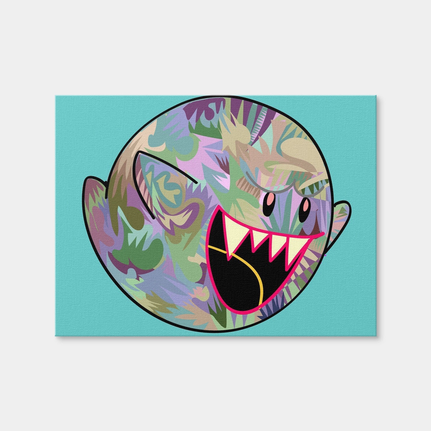 AUTO-MOCKUP WHITE | Ghost Fangs | 1 Piece | Gallery Wrap Canvas | group=4x3