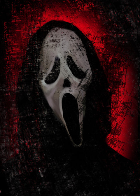 Ghost Mask Wall Art