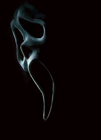 Ghost face out of the shadows Wall Art