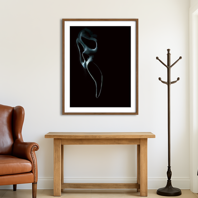 AUTO-MOCKUP ROOM | Ghost Face Out Of The Shadows Wall Art