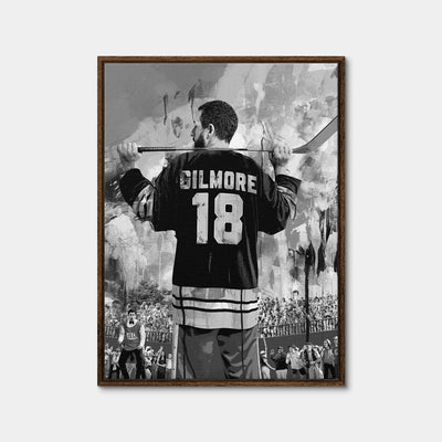 AUTO-MOCKUP WHITE | Gilmore Grayscale | 1 Piece | Walnut Framed Canvas | group=3x4