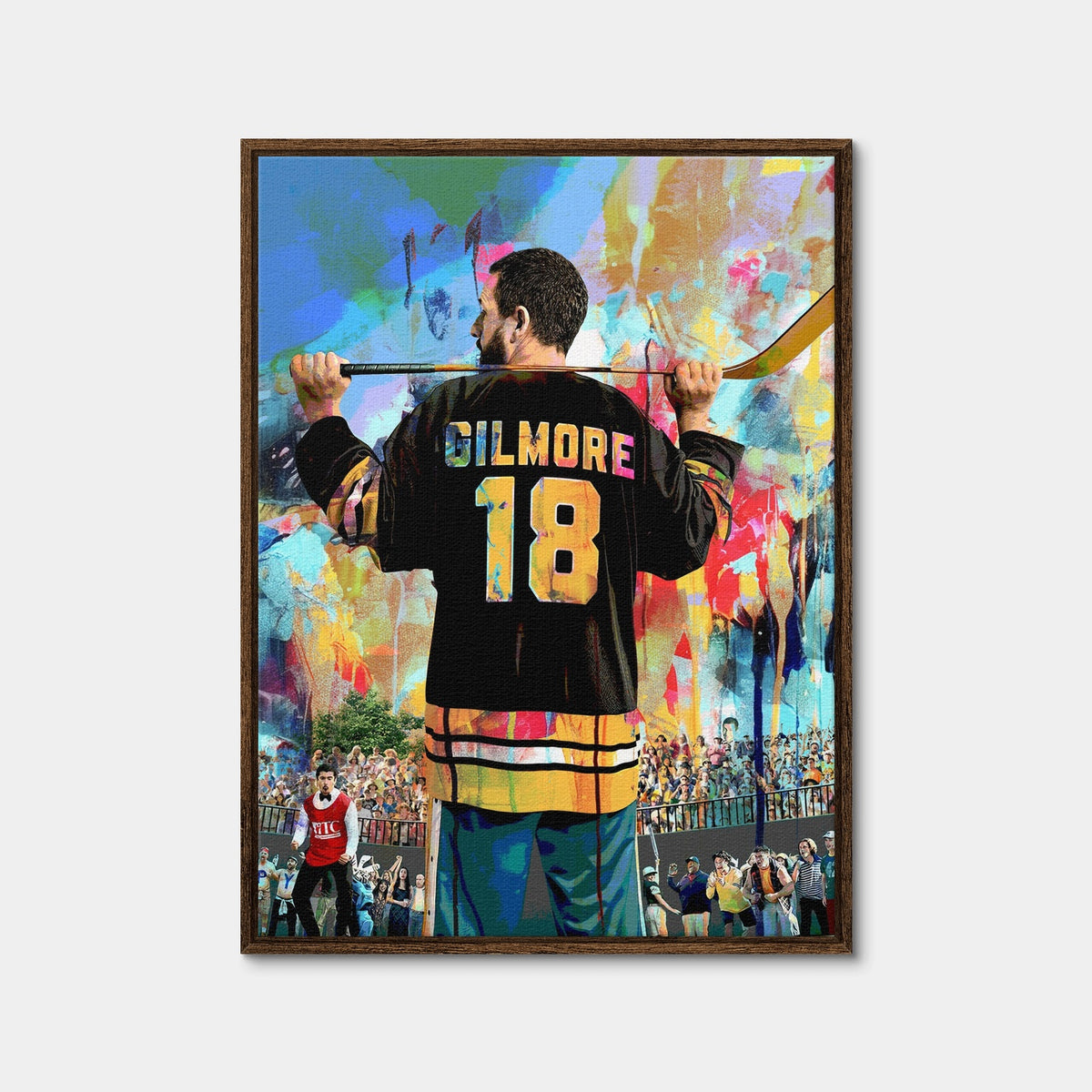 AUTO-MOCKUP WHITE | Gilmore | 1 Piece | Walnut Framed Canvas | group=3x4