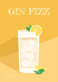 Gin Fizz Wall Art
