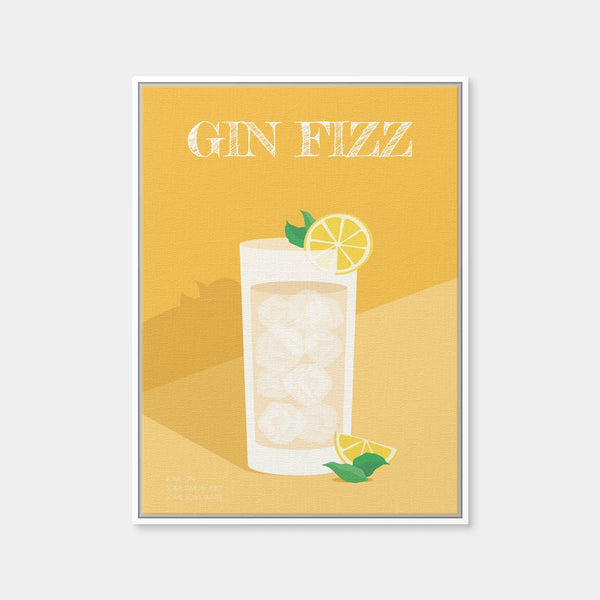 Gin Fizz Wall Art — Framed Canvas Format preview