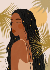 Girl Glow Wall Art