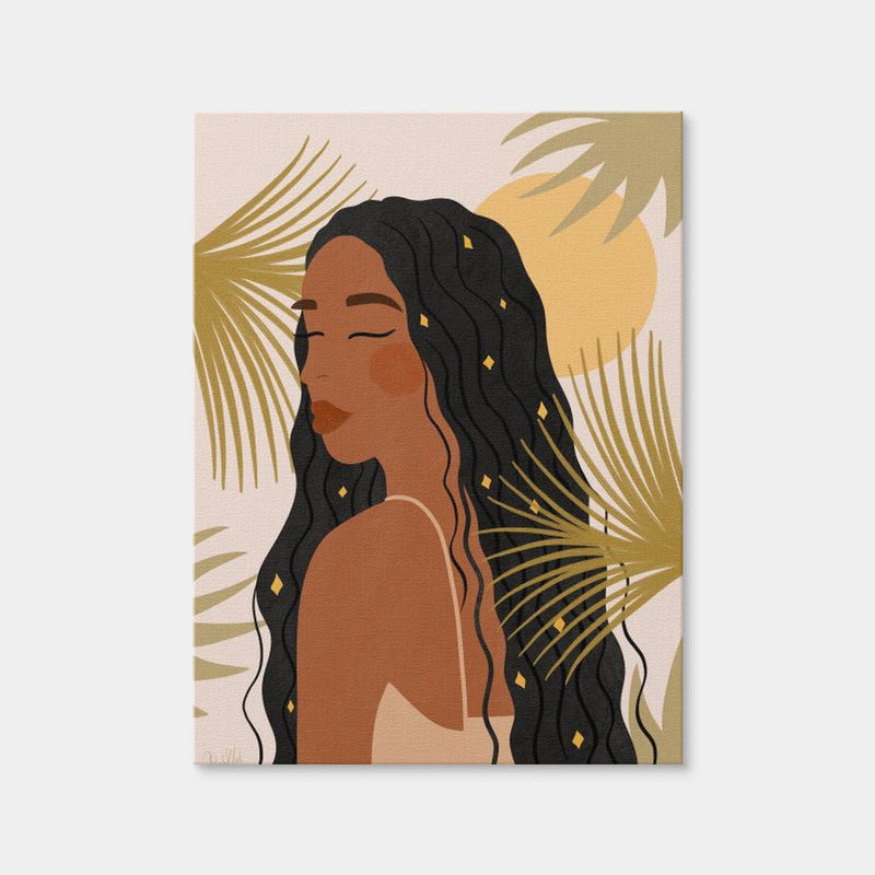 AUTO-MOCKUP WHITE | Girl Glow | 1 Piece | Gallery Wrap Canvas | group=3x4