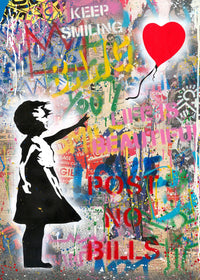 Girl With A Balloon Wall Art