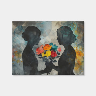 AUTO-MOCKUP WHITE | Give Flowers | 1 Piece | Gallery Wrap Canvas | group=4x3