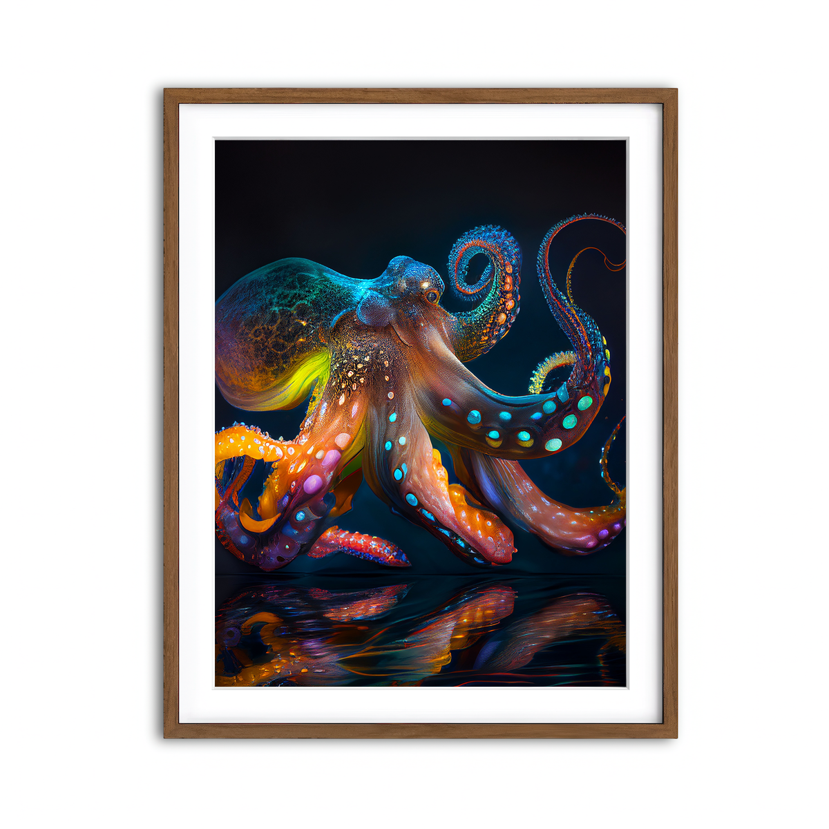 Framed Print 3x4 Walnut