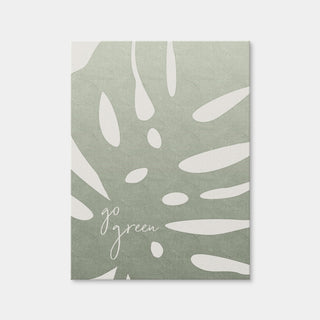AUTO-MOCKUP WHITE | Go Green | 1 Piece | Gallery Wrap Canvas | group=3x4