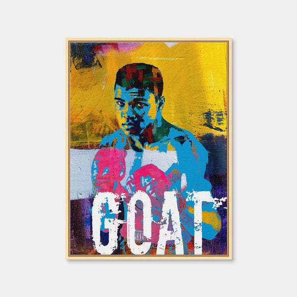 Goat Ali Wall Art — Framed Canvas Format preview