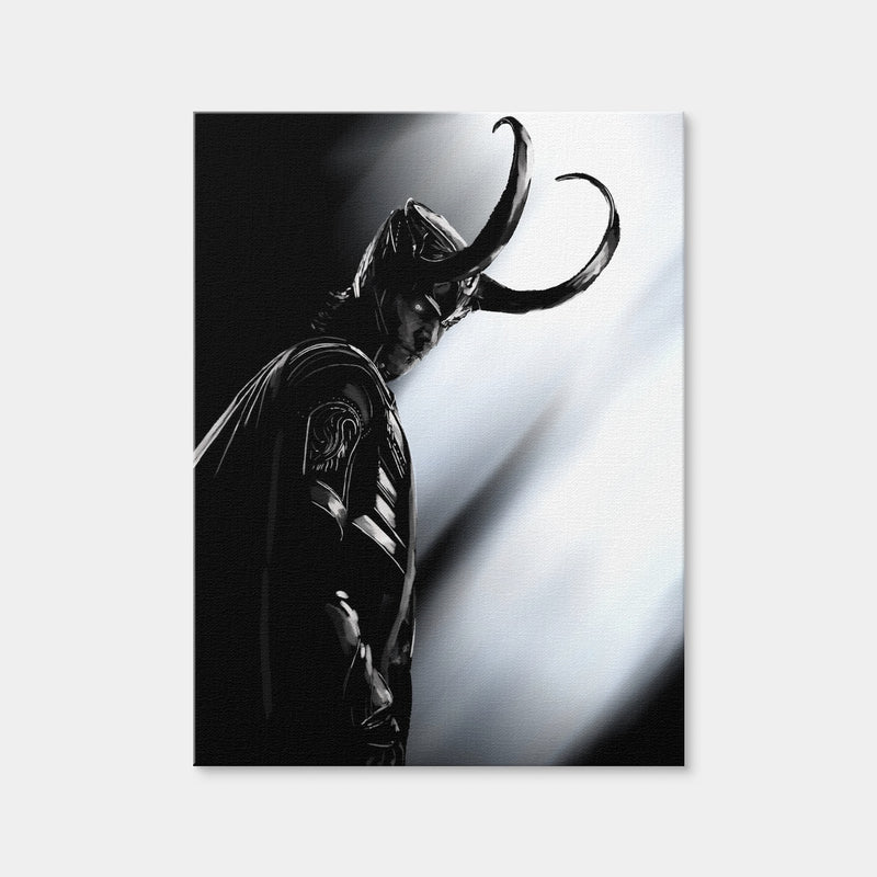AUTO-MOCKUP WHITE | God Of Mischief | 1 Piece | Gallery Wrap Canvas | group=3x4