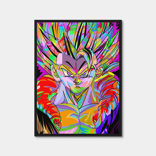 Goku Hari Wall Art — Framed Canvas Format preview