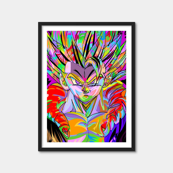Goku Hari Wall Art — Framed Print Format preview