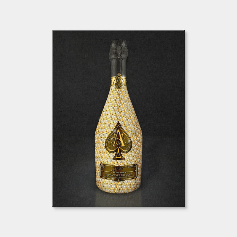 AUTO-MOCKUP WHITE | Gold Ace Bottle | 1 Piece | Gallery Wrap Canvas | group=3x4