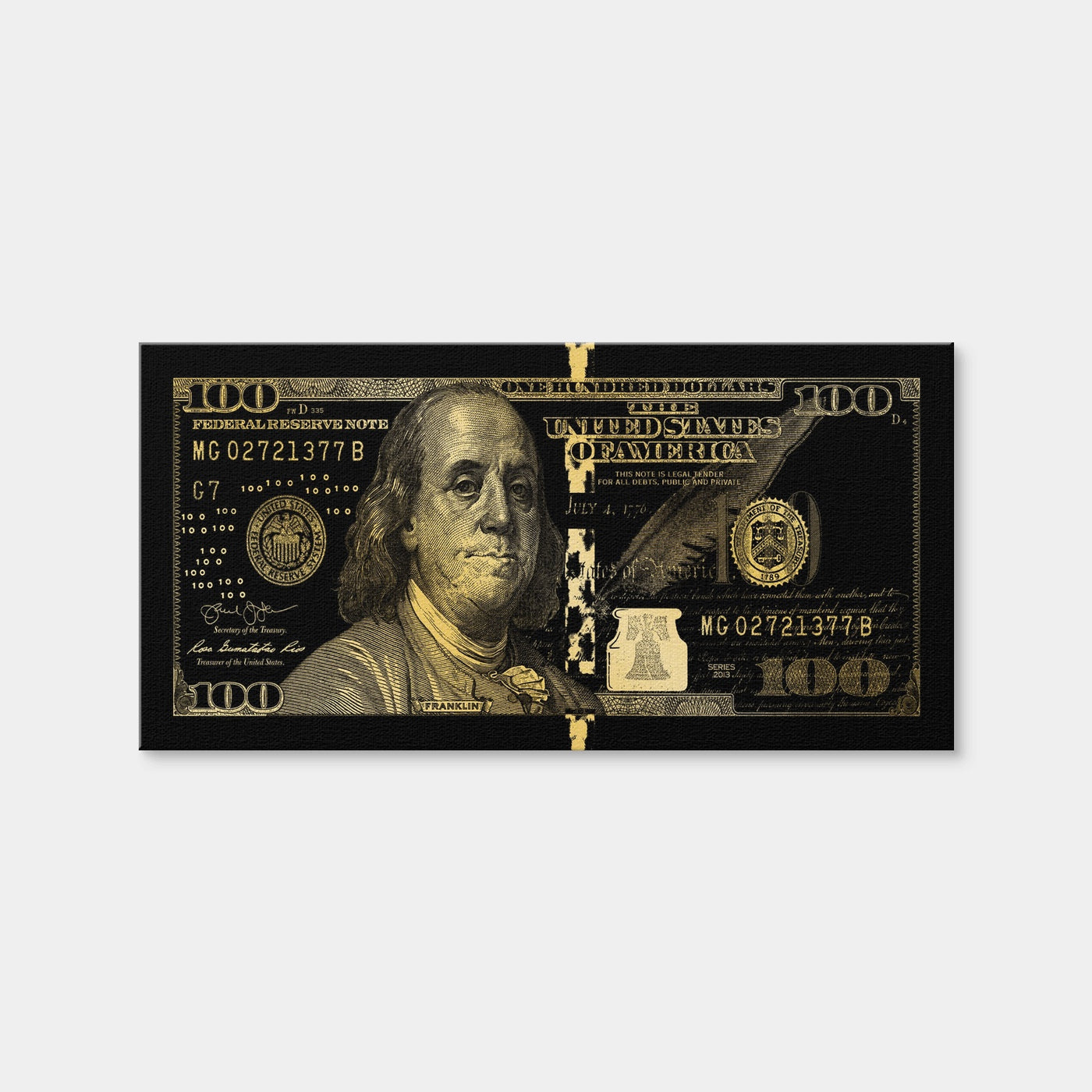 AUTO-MOCKUP WHITE | Gold Benny | 1 Piece | Gallery Wrap Canvas | group=2x1