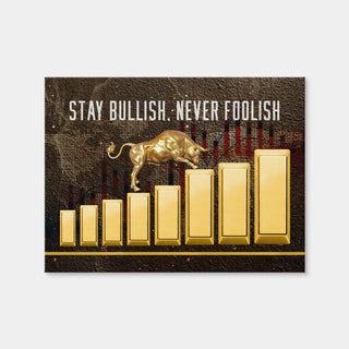 AUTO-MOCKUP WHITE | Gold Bull Design | 1 Piece | Gallery Wrap | group=4x3