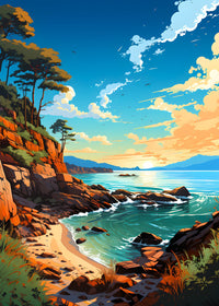 Gold Coast beach Wall Art