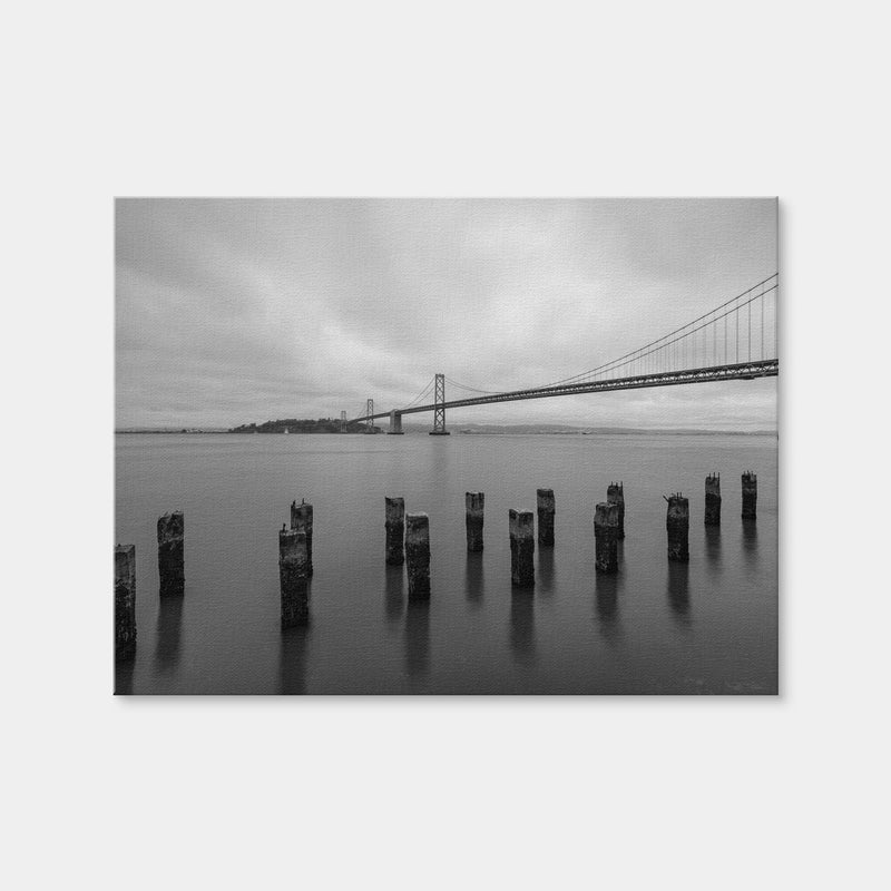 AUTO-MOCKUP WHITE | Golden Gate Black & White | 1 Piece | Gallery Wrap Canvas | group=4x3