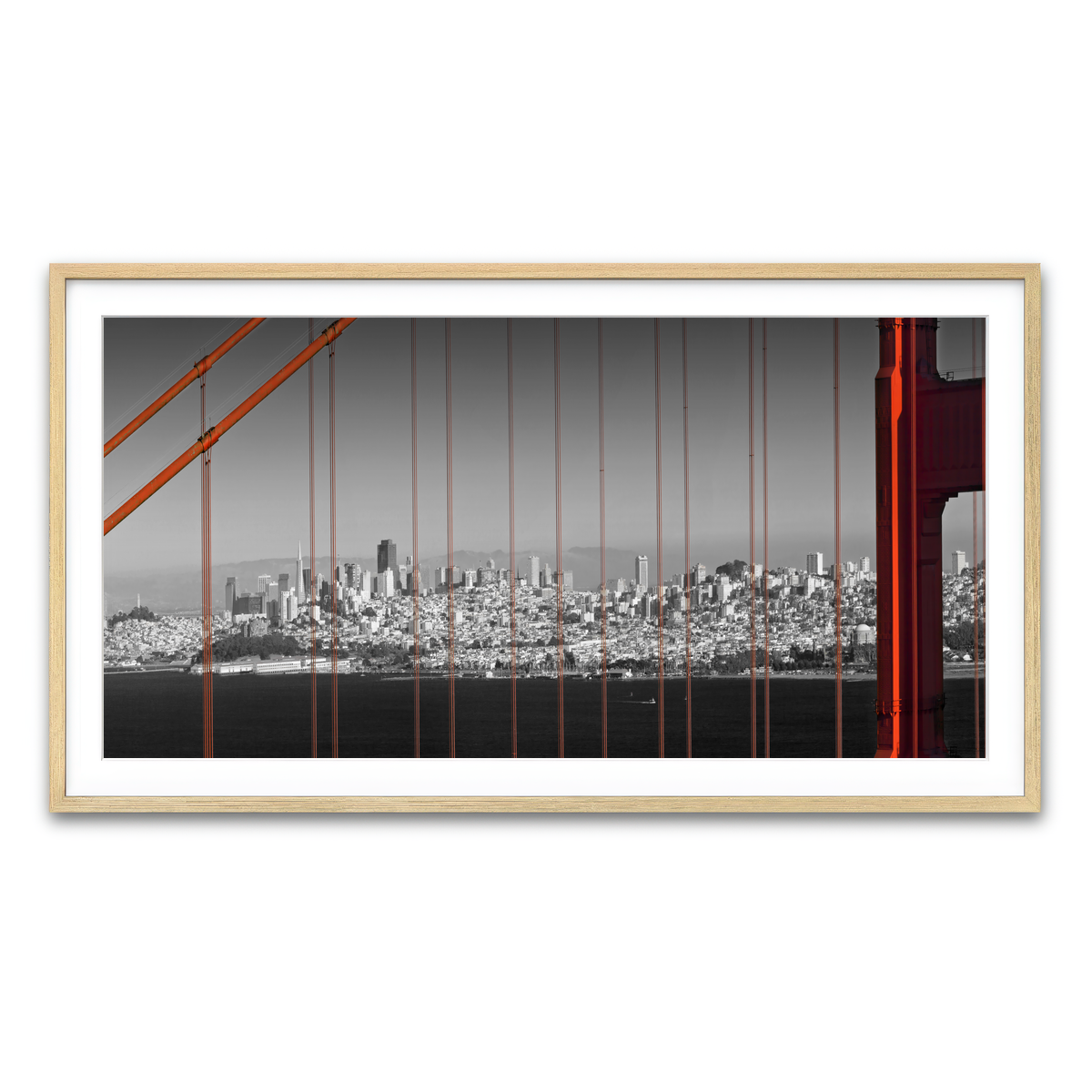 Framed Print 2x1 Natural