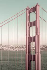 Golden Gate Bridge - urban vintage style Wall Art