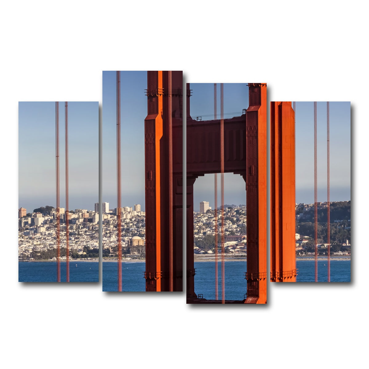 Golden Gate Bridge Panoramic Wall Art