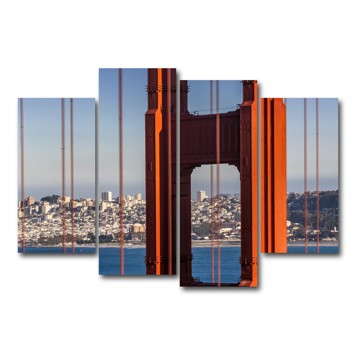 Golden Gate Bridge Panoramic Wall Art