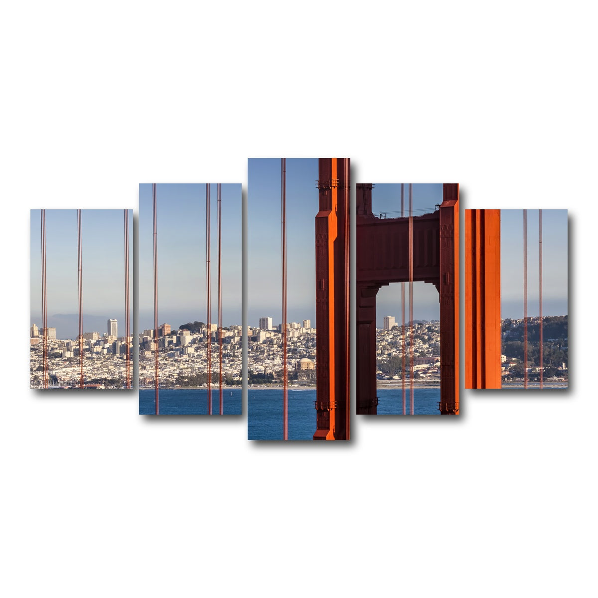 Golden Gate Bridge Panoramic Wall Art