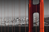 Golden Gate Bridge in Detail Wall Art