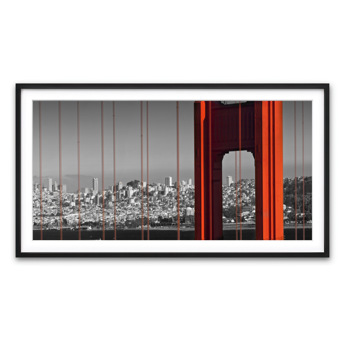Golden Gate Bridge in Detail Wall Art