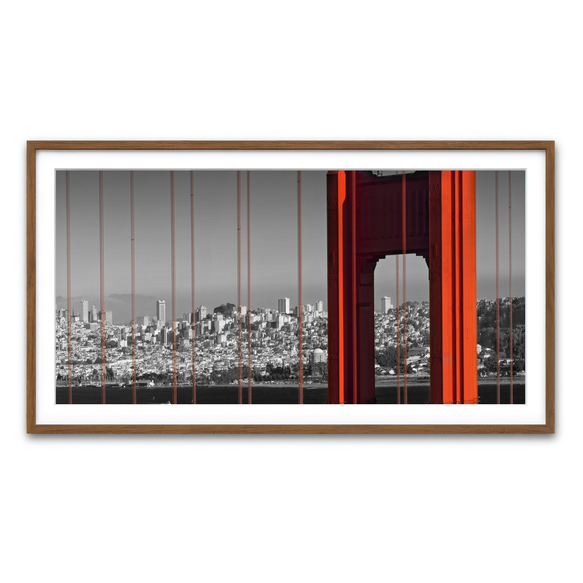 Golden Gate Bridge in Detail Wall Art