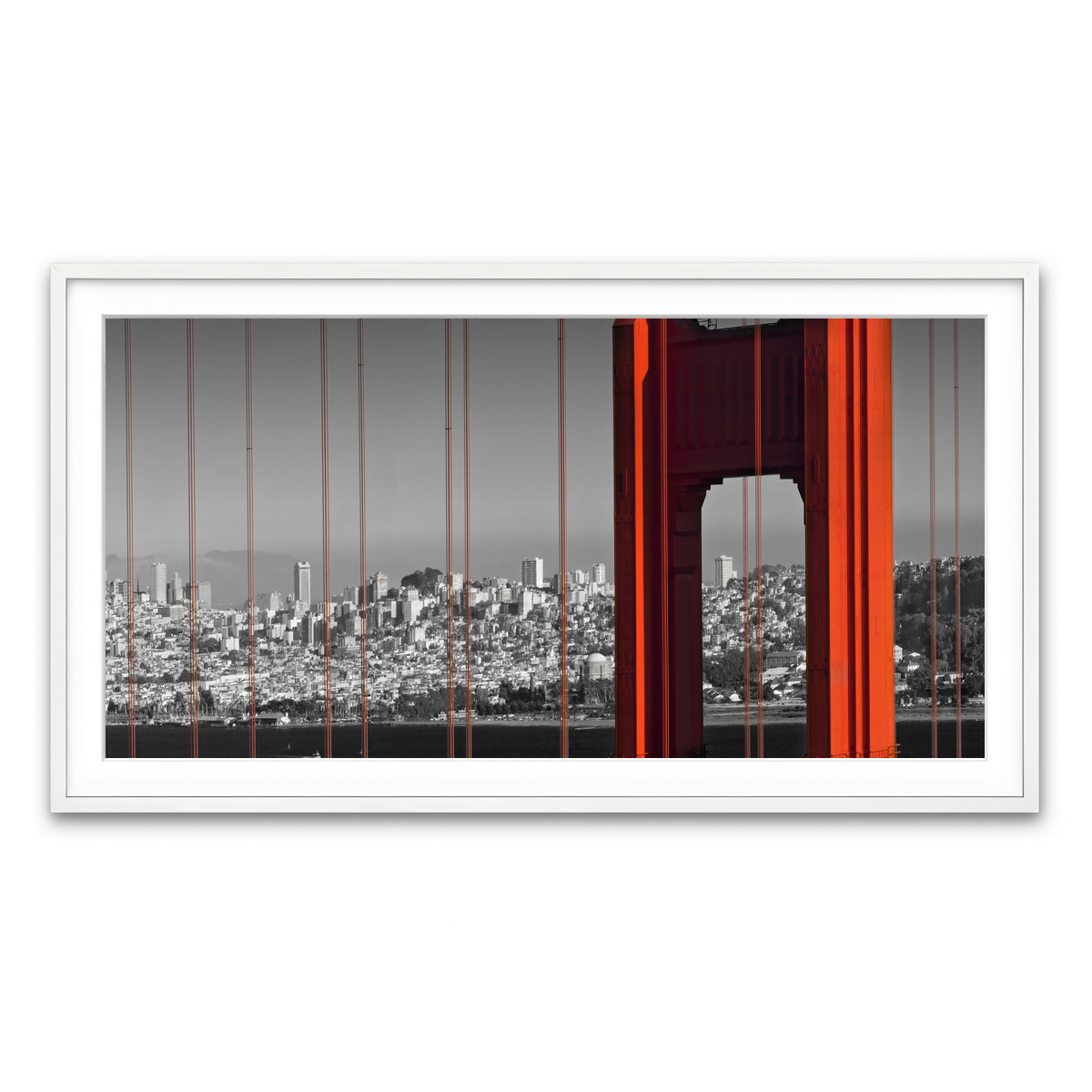 Golden Gate Bridge in Detail Wall Art