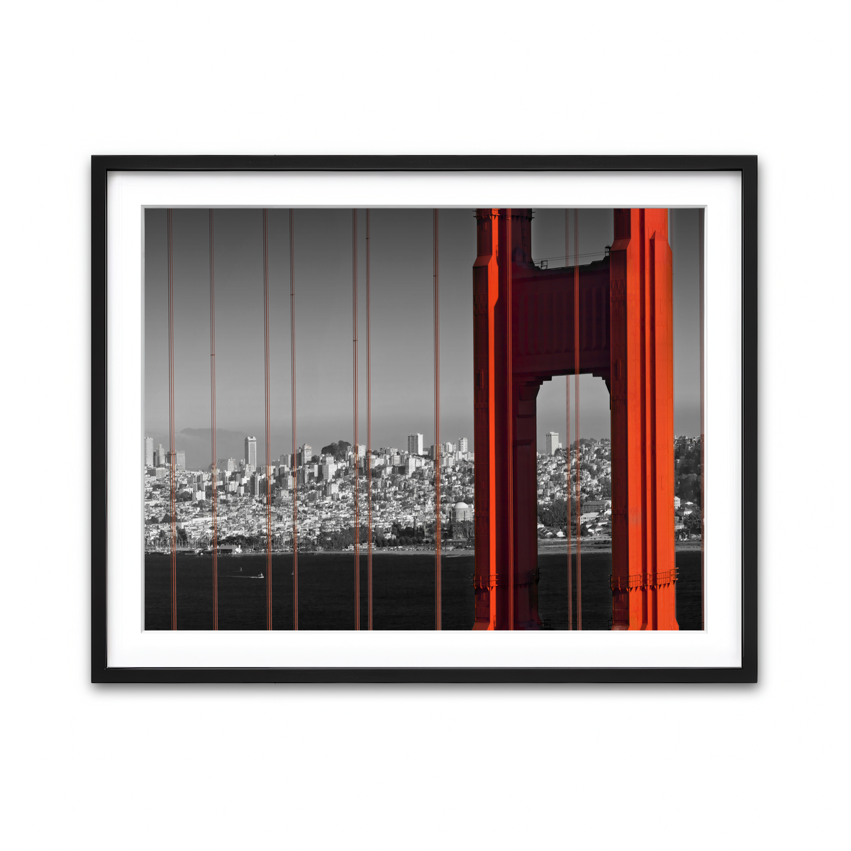 Golden Gate Bridge in Detail Wall Art