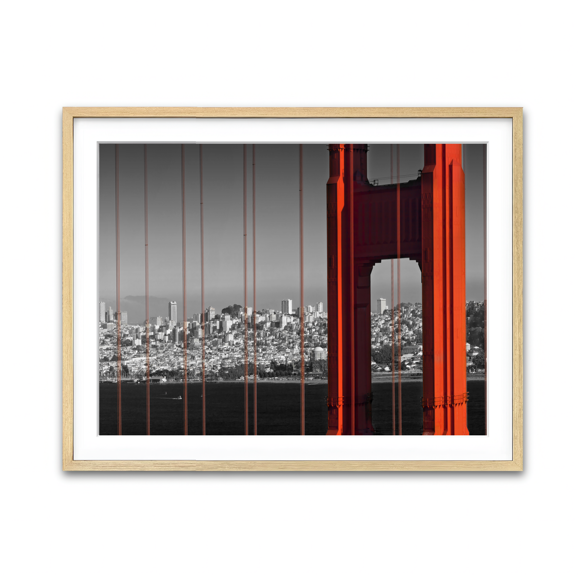 Golden Gate Bridge in Detail Wall Art