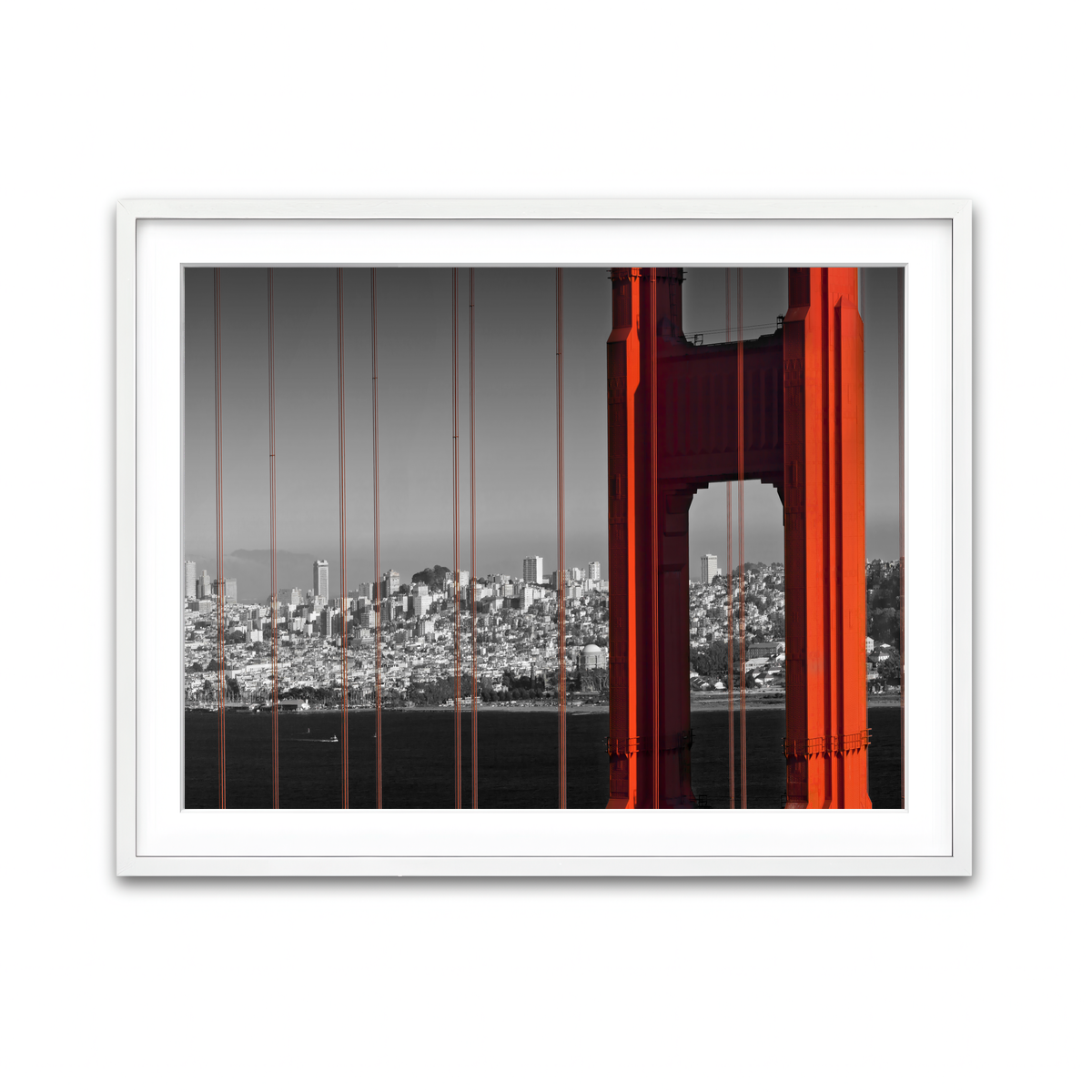 Golden Gate Bridge in Detail Wall Art