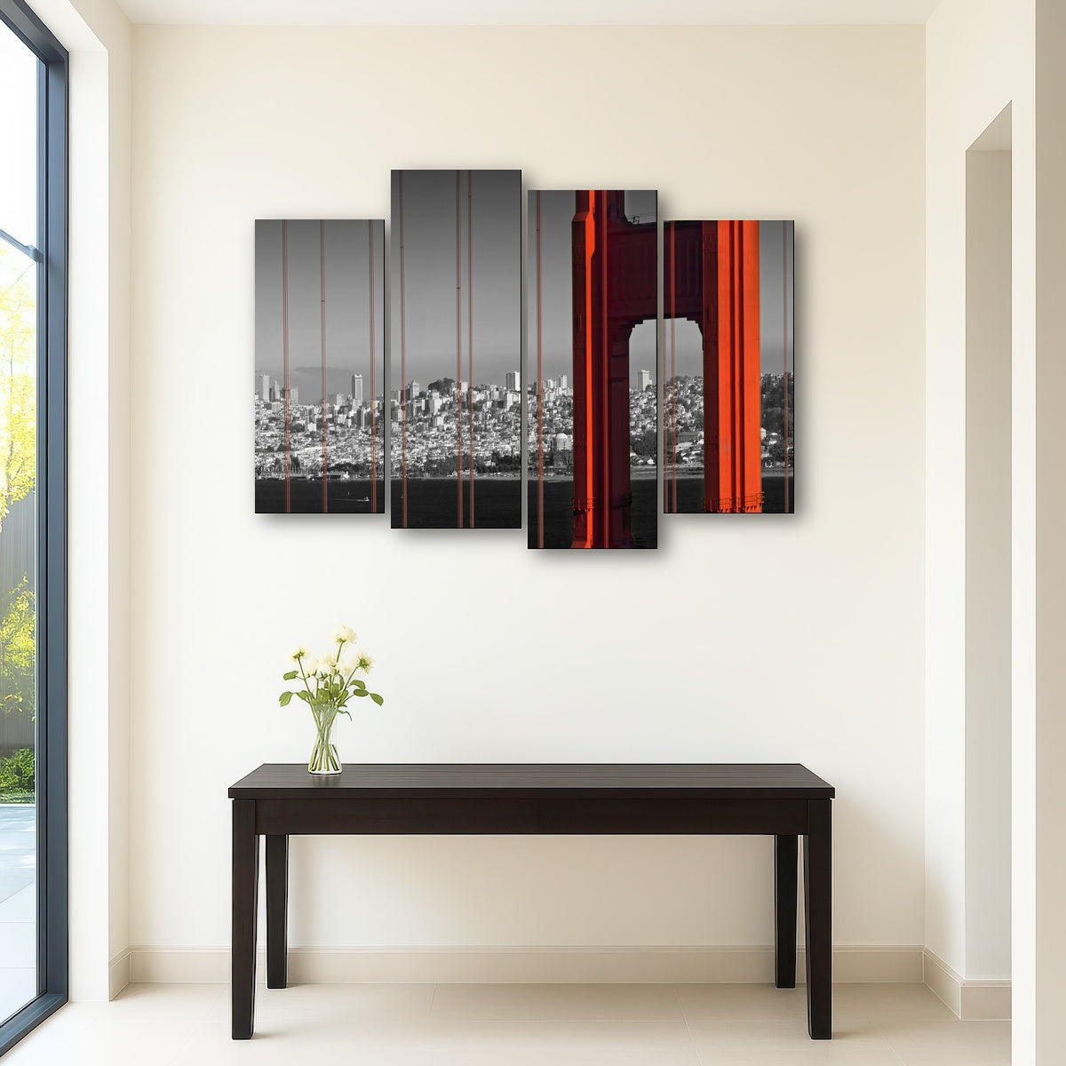 Golden Gate Bridge in Detail Wall Art