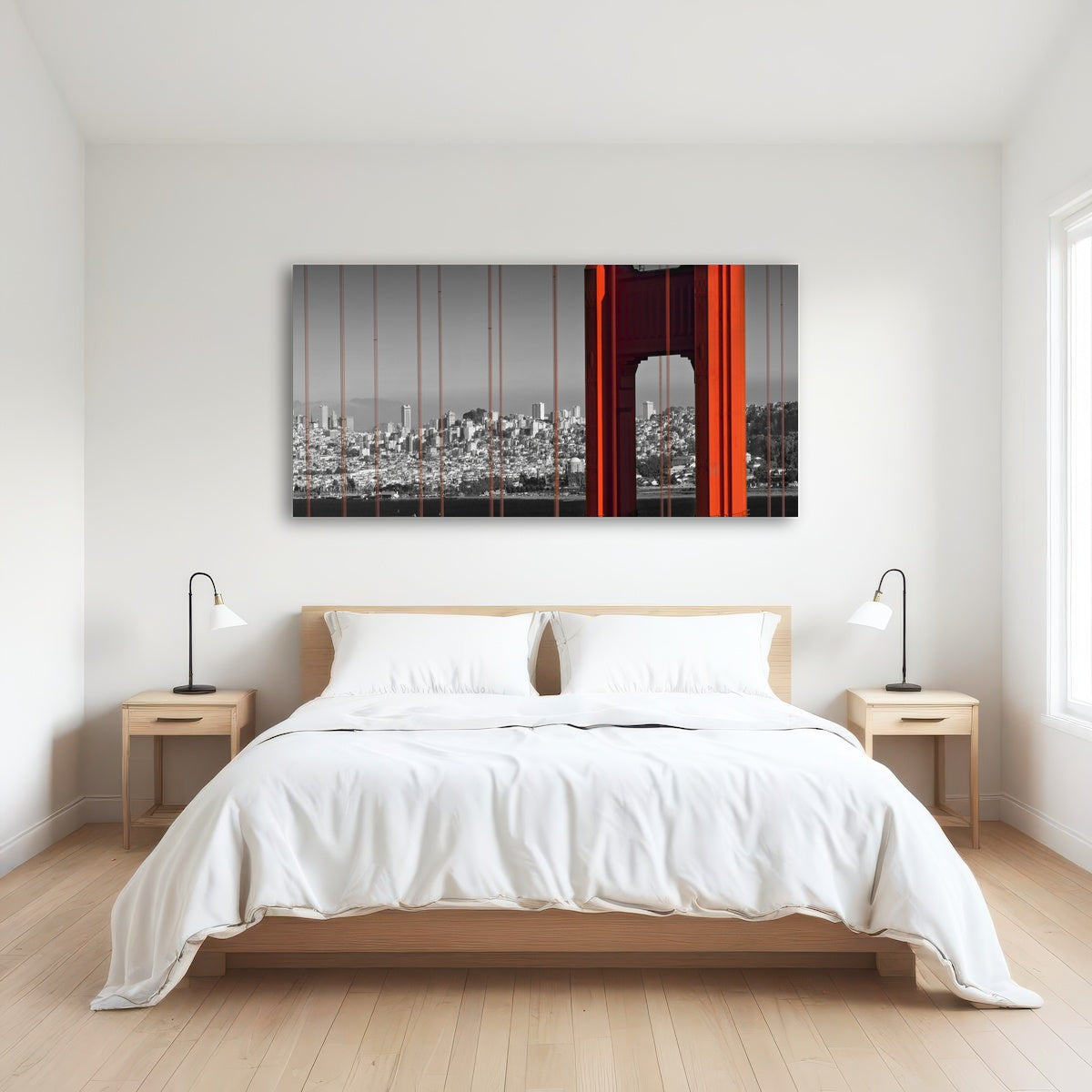 Golden Gate Bridge in Detail Wall Art