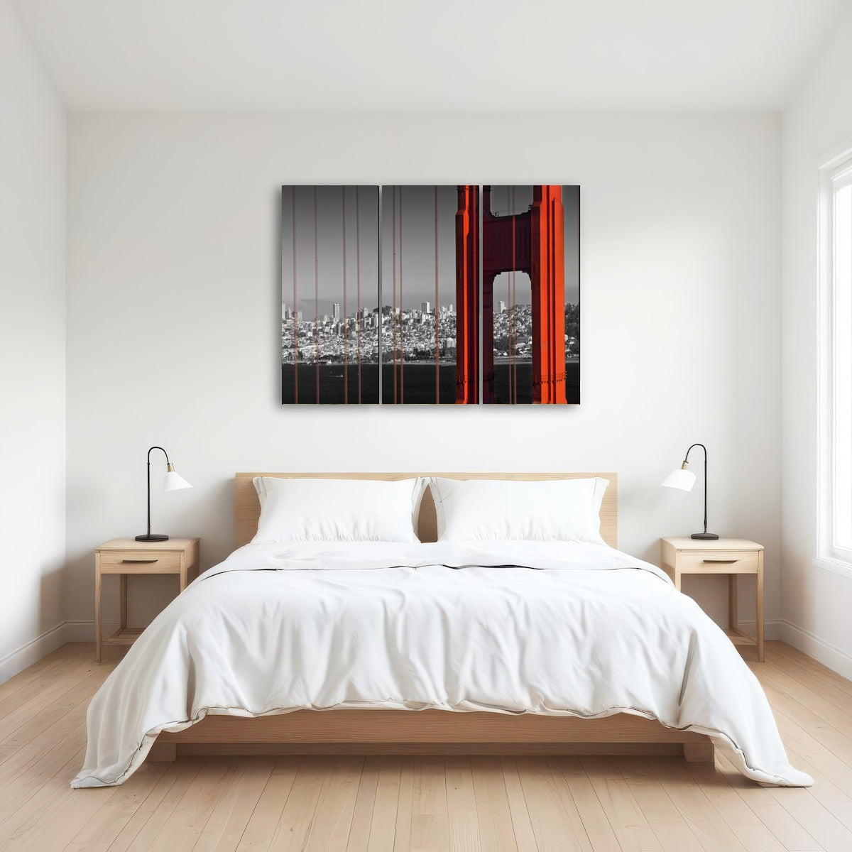 Golden Gate Bridge in Detail Wall Art