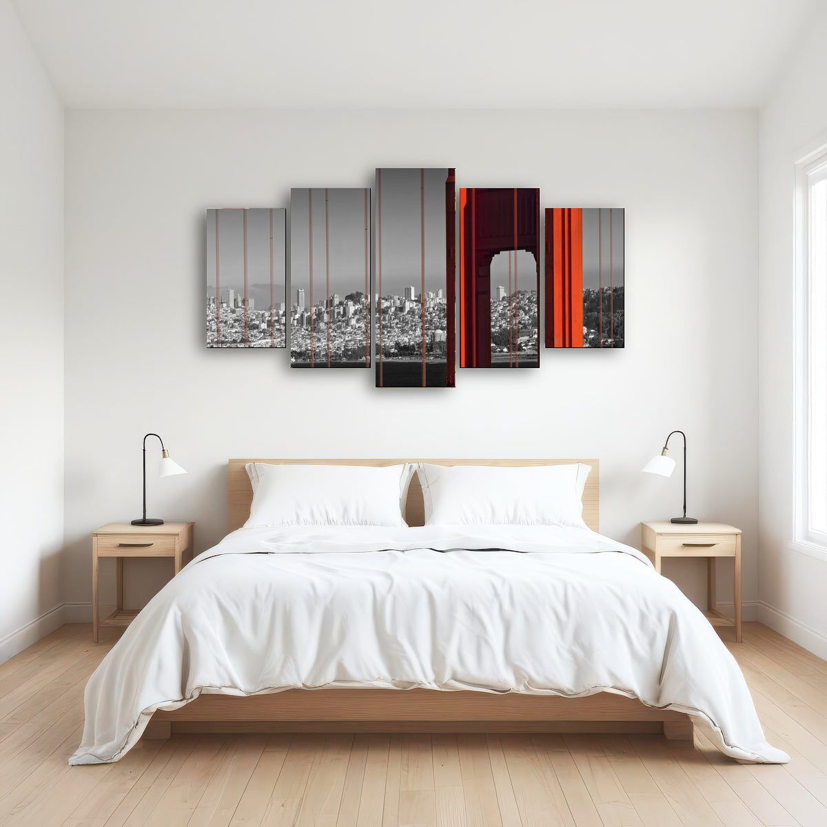 Golden Gate Bridge in Detail Wall Art