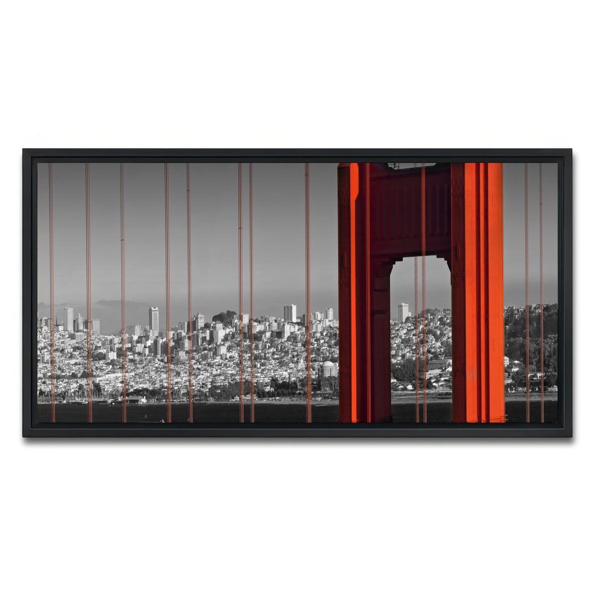 Golden Gate Bridge in Detail Wall Art